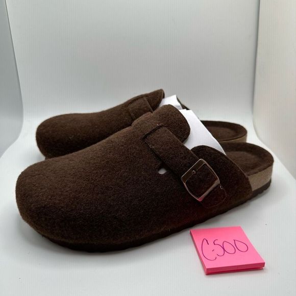 CUSHIONAIRE Womens Clog 11 BROWN WOOL - Picture 3 of 7